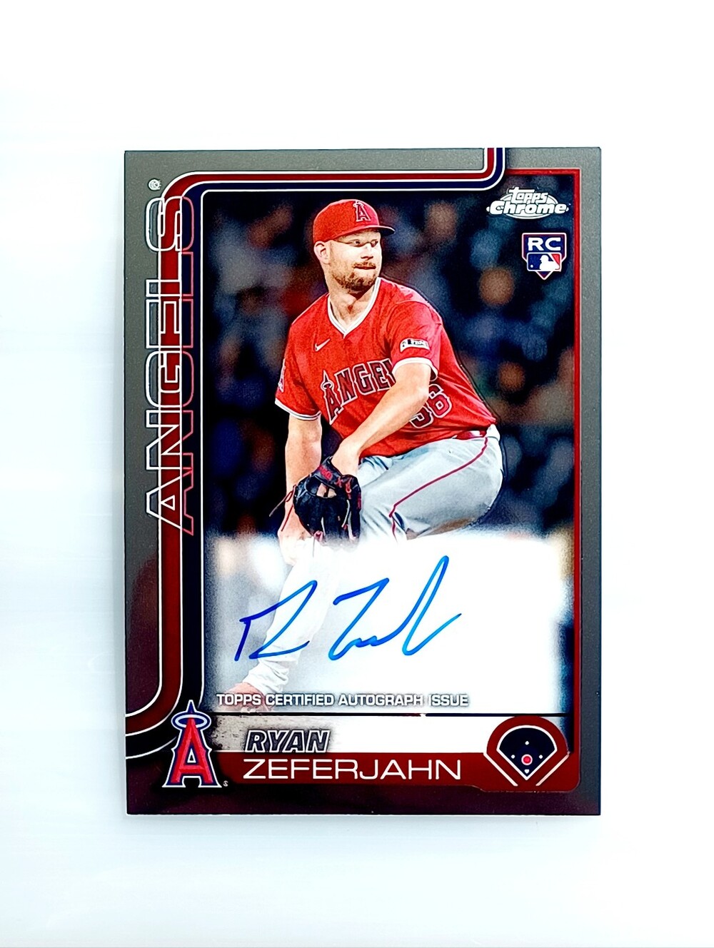 Ryan Zeferjahn Autograph Rookie Baseball Card Topps Chrome
